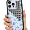 勿忘我 龐克系列 Forget Me Not Floral Stud 手機殼