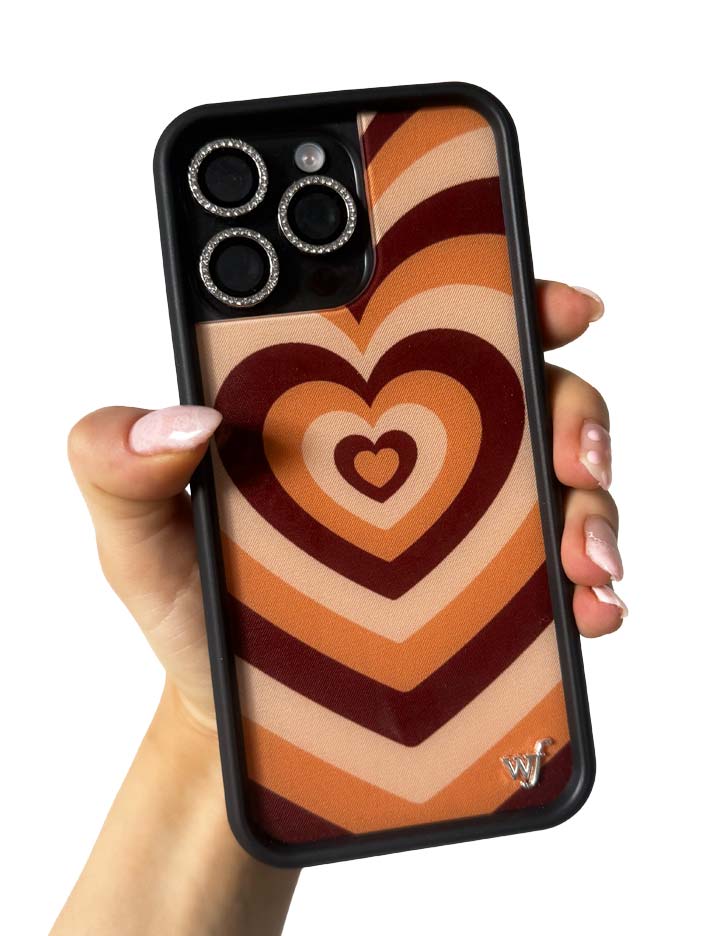 棕色拿鐵愛心 Mocha Latte Love 手機殼