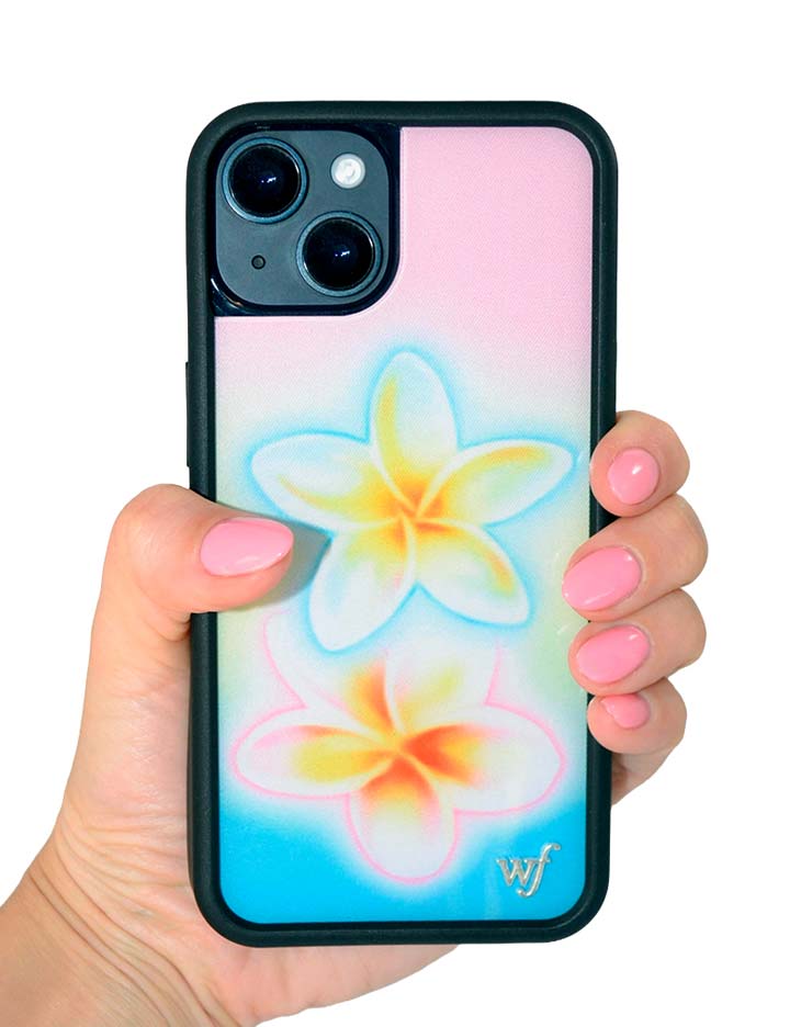 柔雾花影 Pastel Plumeria 手機殼