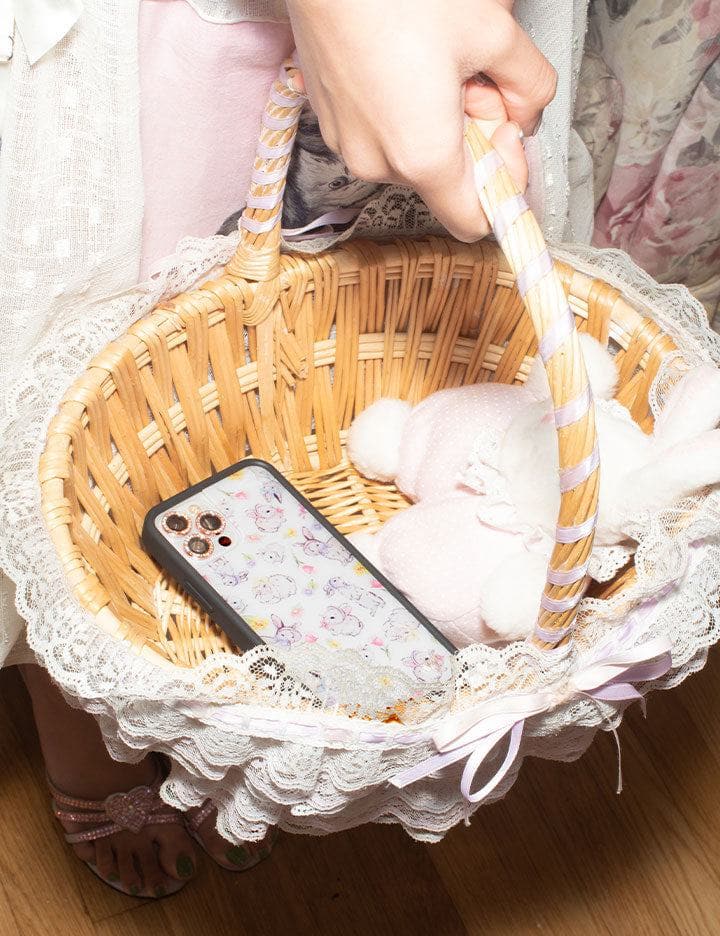 花帽小兔 Bunnies in Bonnets 手機殼