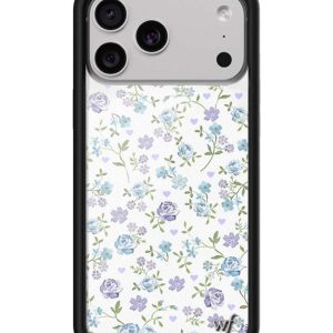 藍丁香花 Lilac and Blue Floral 手機殼