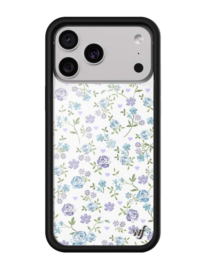 藍丁香花 Lilac and Blue Floral 手機殼