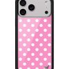 粉色波卡點 Pink Polka Dots 手機殼