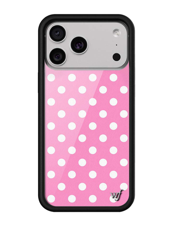 粉色波卡點 Pink Polka Dots 手機殼