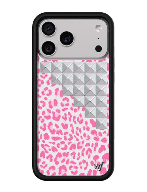 粉色貓咪 龐克系列 Pink Meow Stud 手機殼