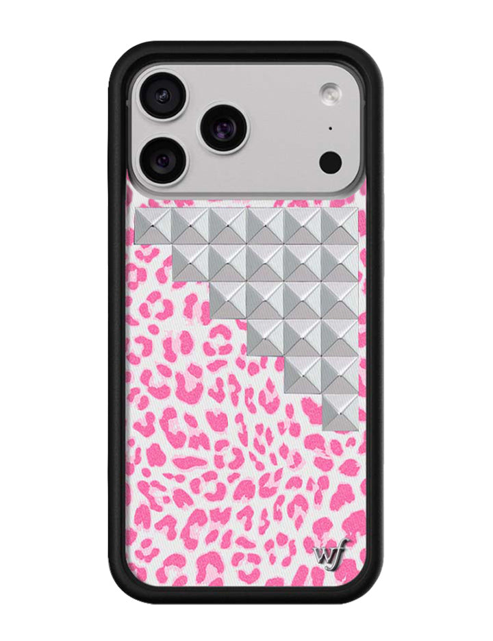 粉色貓咪 龐克系列 Pink Meow Stud 手機殼