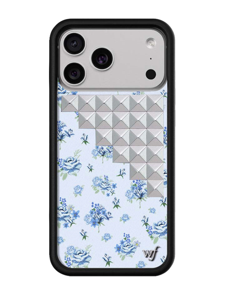 勿忘我 龐克系列 Forget Me Not Floral Stud 手機殼