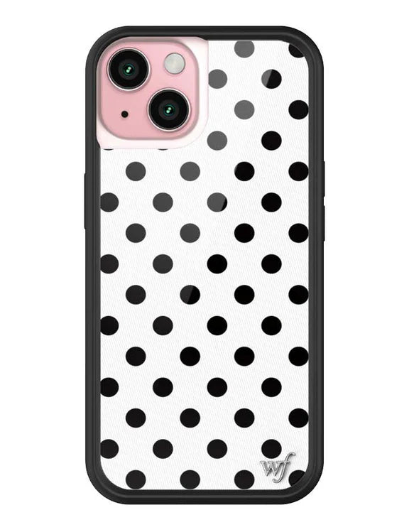 黑白波卡點 Polka Dot | White and Black 手機殼