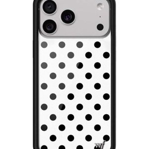 黑白波卡點 Polka Dot | White and Black 手機殼