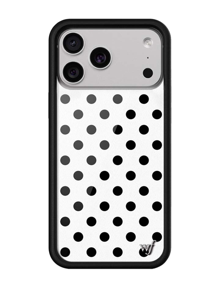 黑白波卡點 Polka Dot | White and Black 手機殼