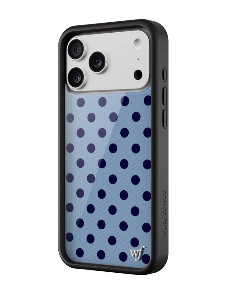 藍色波卡點 Polka Dots Blue | Blue 手機殼