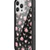 黑粉花卉 Black and Pink Floral 手機殼