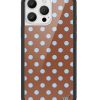 棕色波卡點 Polka Dot | Brown and Blue 手機殼