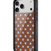 棕色波卡點 Polka Dot | Brown and Blue 手機殼