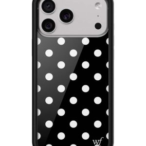 黑色波卡點 Polka Dot | Black and White 手機殼