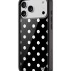 黑色波卡點 Polka Dot | Black and White 手機殼