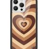 棕色拿鐵愛心 Mocha Latte Love 手機殼