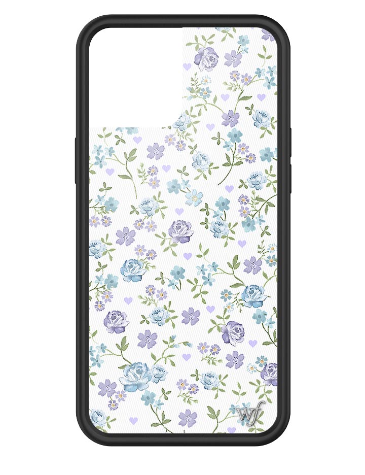 藍丁香花 Lilac and Blue Floral 手機殼