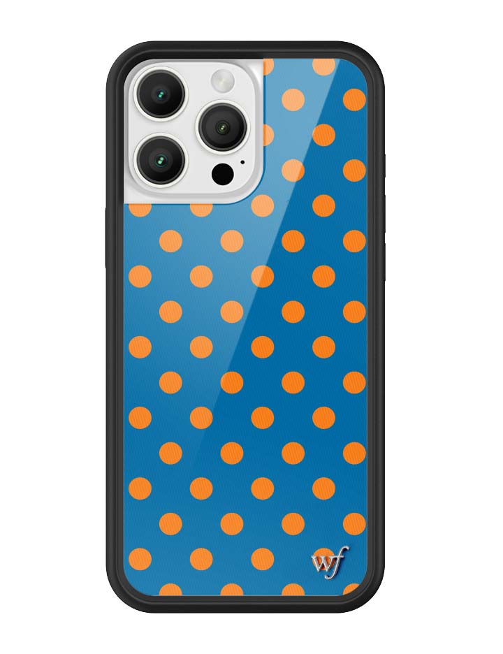 藍橙波卡點 Polka Dot | Blue and Orange 手機殼