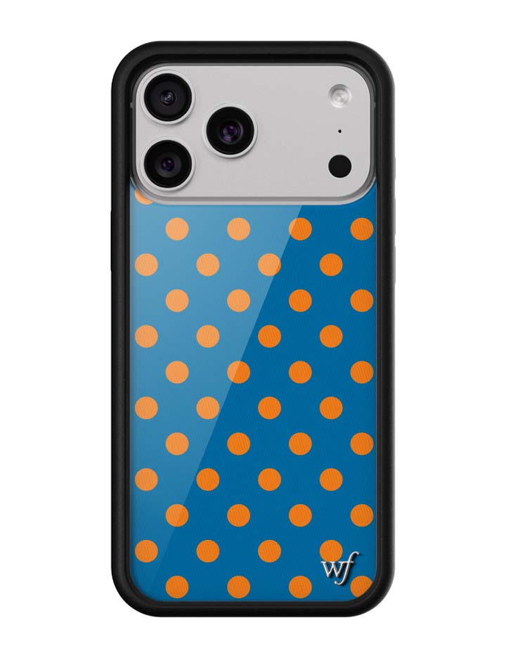 藍橙波卡點 Polka Dot | Blue and Orange 手機殼