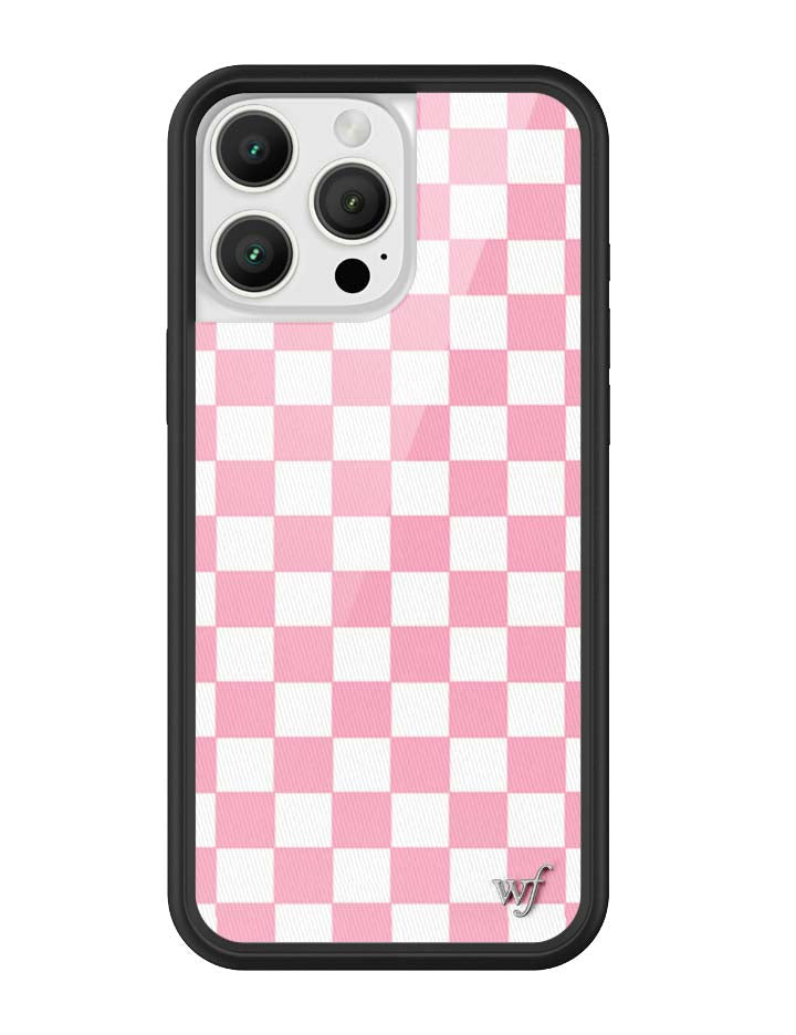 粉色棋格 Pink Checkers 手機殼