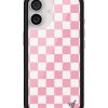 粉色棋格 Pink Checkers 手機殼
