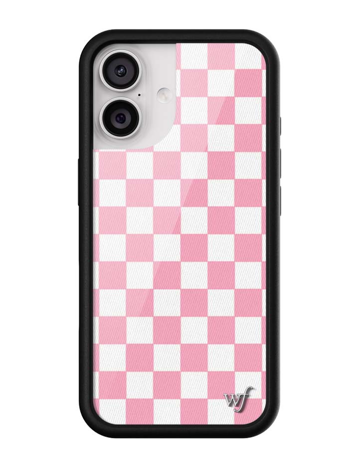 粉色棋格 Pink Checkers 手機殼