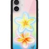 柔雾花影 Pastel Plumeria 手機殼