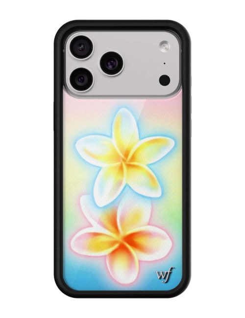 柔雾花影 Pastel Plumeria 手機殼