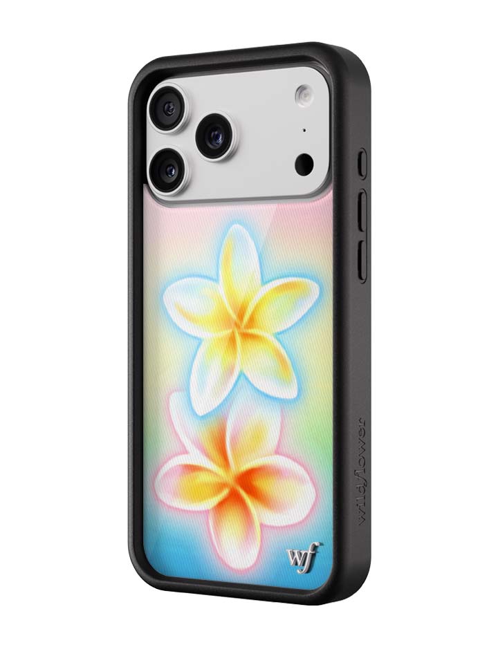 柔雾花影 Pastel Plumeria 手機殼