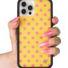 黃色波卡點 Polka Dot | Yellow and Pink 手機殼