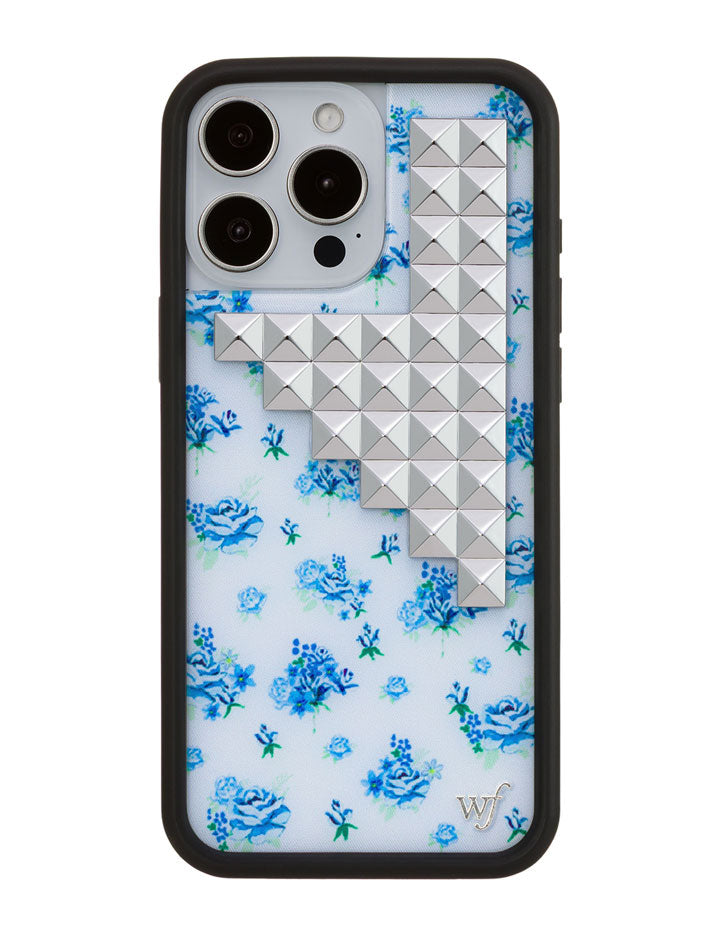 勿忘我 龐克系列 Forget Me Not Floral Stud 手機殼