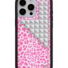 粉色貓咪 龐克系列 Pink Meow Stud 手機殼