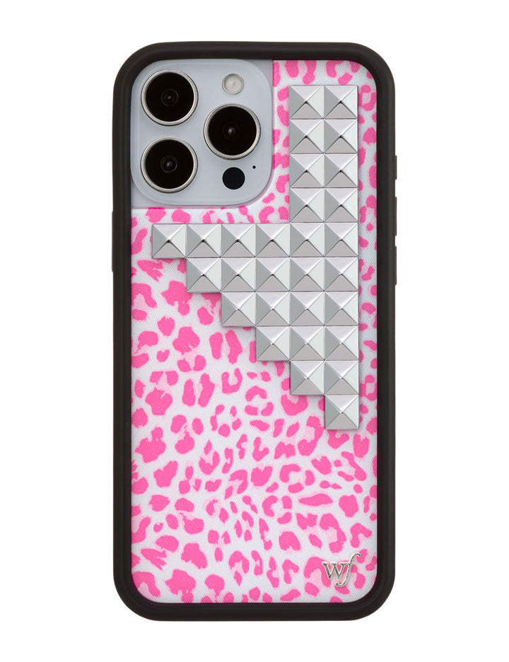 粉色貓咪 龐克系列 Pink Meow Stud 手機殼