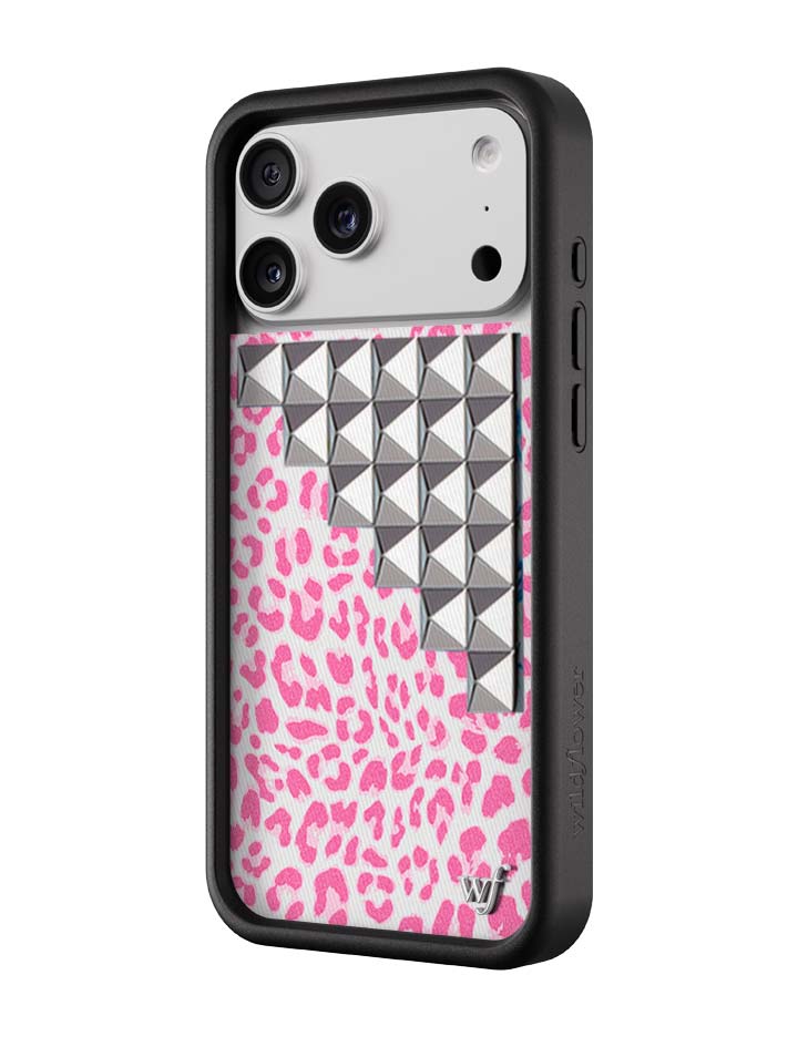 粉色貓咪 龐克系列 Pink Meow Stud 手機殼