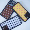 棕色波卡點 Polka Dot | Brown and Blue 手機殼