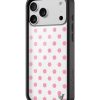 櫻花粉波卡點 Polka Dot White Pink 手機殼