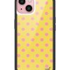 黃色波卡點 Polka Dot | Yellow and Pink 手機殼