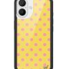 黃色波卡點 Polka Dot | Yellow and Pink 手機殼