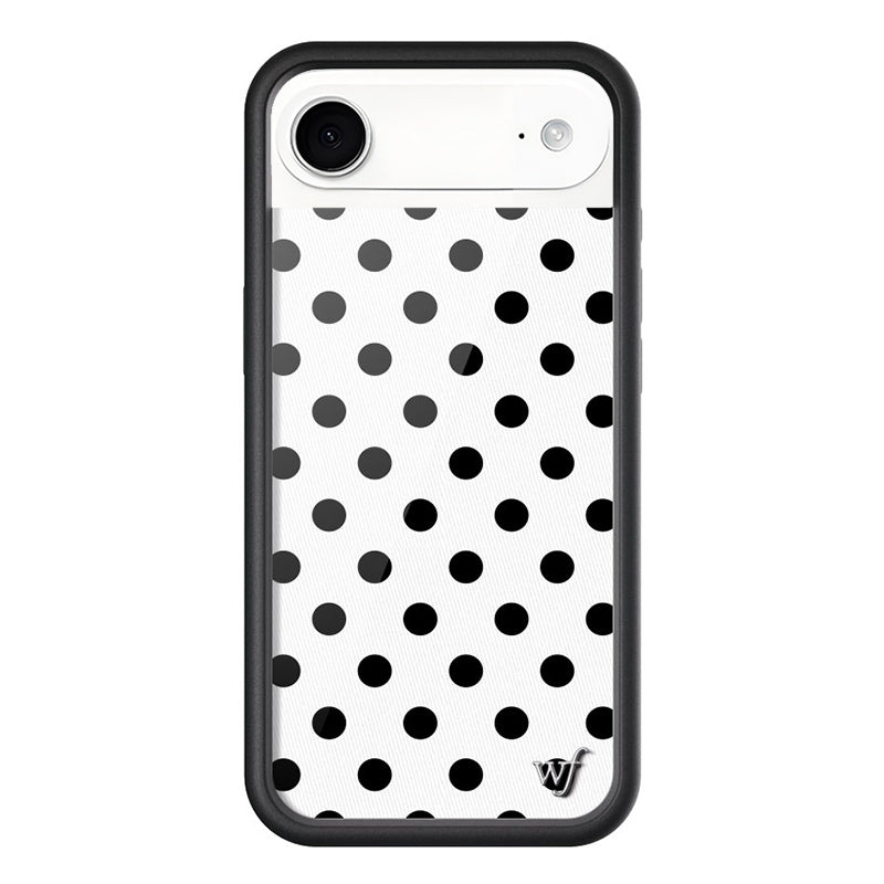 黑白波卡點 Polka Dot | White and Black 手機殼