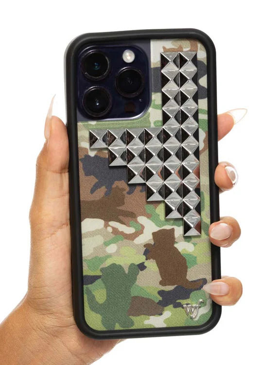迷彩小貓 龐克系列 Cat Camo Stud 手機殼