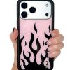 粉色火焰 Pink Flames 手機殼