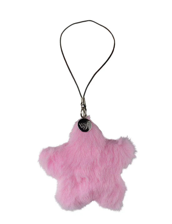 粉色毛絨星星 Pink Fluffy Star Charm