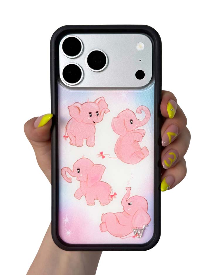 粉色小象 Pink Elephants 手機殼