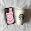 玫瑰拿鐵愛心 Rose Latte Love 手機殼