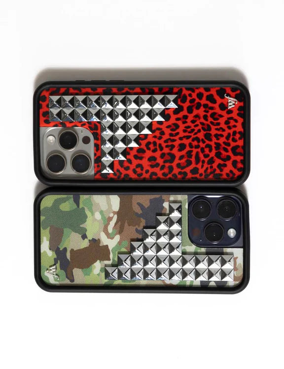 迷彩小貓 龐克系列 Cat Camo Stud 手機殼