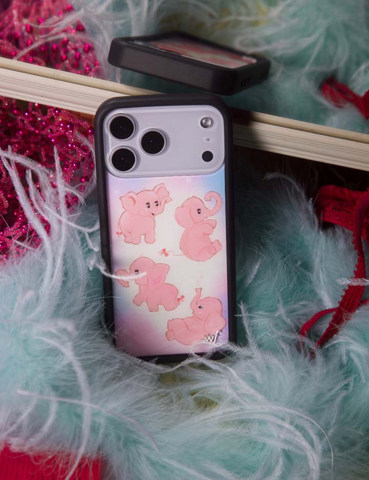 粉色小象 Pink Elephants 手機殼
