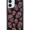 水晶骷髏 Rhinestone Skull 黑粉 聯名款 手機殼（預售）