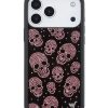水晶骷髏 Rhinestone Skull 黑粉 聯名款 手機殼（預售）
