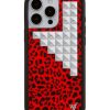 赤焰豹紋 龐克系列 Red Meow Stud 手機殼